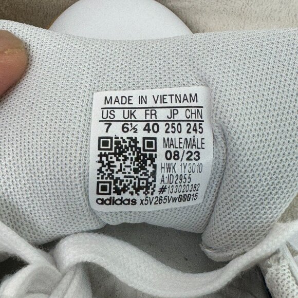 Adidas Grand Court 2.0 Shoes Camo Cloud White Olive Strata Putty Grey Men's 7 US - Picture 2 of 16